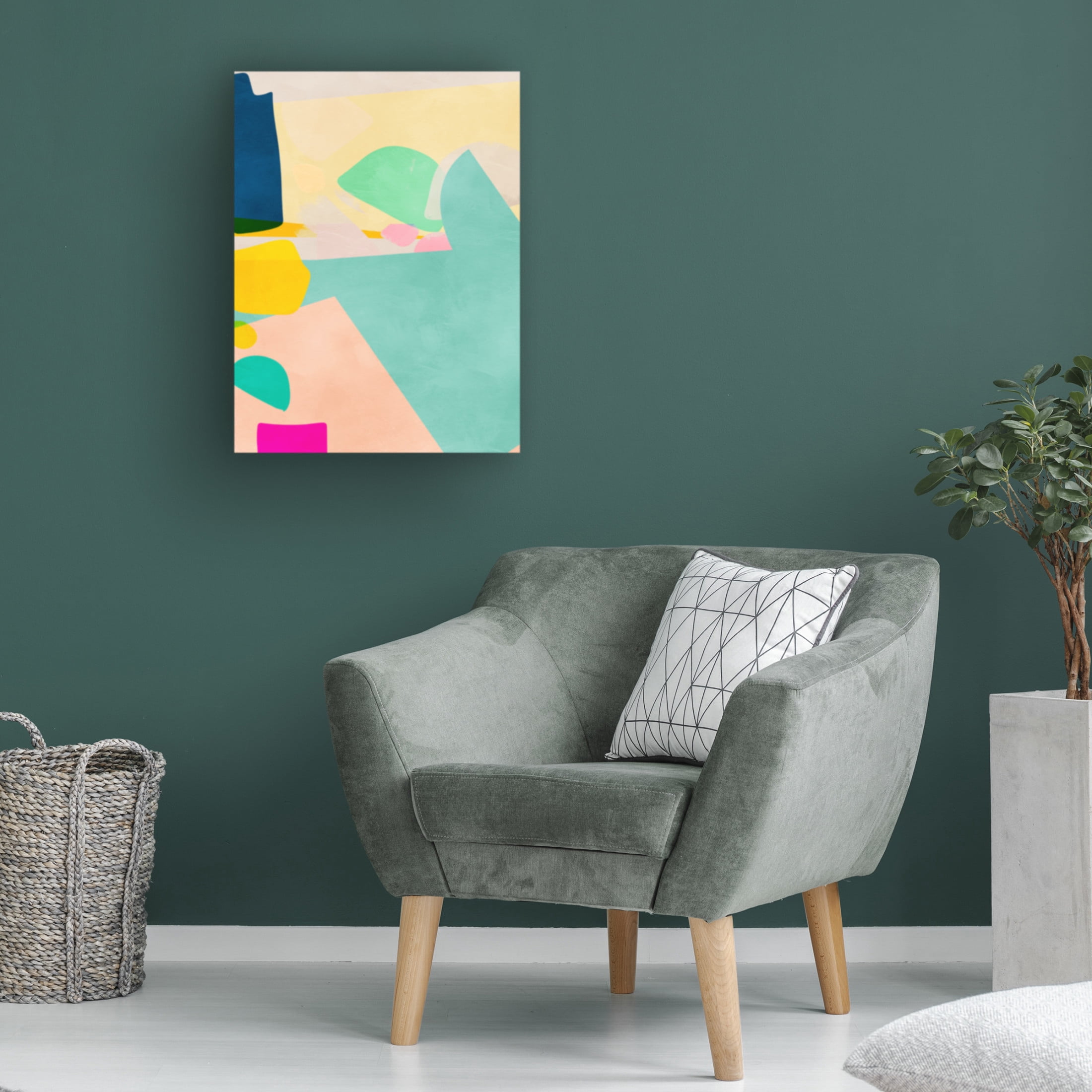 Trademark Fine Art Ana Rut Bre Minimal shapes Canvas Wall Art