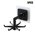 thumbnail image 3 of CAROOTU 360 Degree Rotating Folding Hook Durable Storage Rack with 6 Hooks Kitchen Supplies, 3 of 7