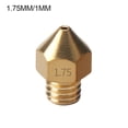 thumbnail image 2 of destyer 3D Printer Nozzle Brass Extruder Nozzle Replacement Consumable 3D Printer Accessory, 1.75mm/1.0mm, 2 of 8
