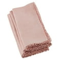 thumbnail image 1 of SARO 15062.RS20S Serviette Carrée 20 Po. Design Pompon Rose - Ensemble de 4, 1 of 4