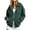 #10 Dark Green, variant on Akiihool Cropped Hoodies for Women Women's Zip Up Hoodie Cropped Sweatshirt Soft Comfy Casual Jacket Workout & Daily Wear Cute Y2K Clothes Fall Spring Black,S