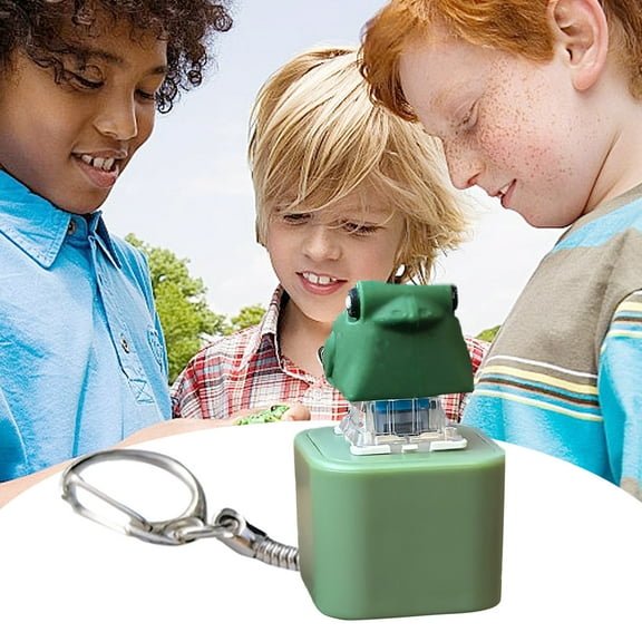 Croaking Fidget Toy,Adults Keyboard Clicker Fidget Toys-Fun Keychain , Stress Reliever for Anxiety & Sensory Fun