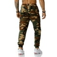 thumbnail image 5 of BDPORKAS Camo Cargo Pants for Men Casual Drawstring Sweatpants Camouflage Joggers Trouser with Pockets, 5 of 5