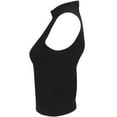 thumbnail image 4 of Skinni Fit Womens High Neck Crop Vest Top, 4 of 4
