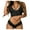 Black, variant on Womens Lace Bras Wirefree Support T-shirt Bras Seamless Full Coverage Bralettes Flexed Fit Breathable Full Figure Bras Lingerie Sets