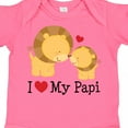 thumbnail image 4 of Inktastic I Love My Papi Childs Boys or Girls Baby Bodysuit, 4 of 5