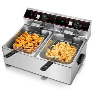 YOOYIST Commercial Electric Deep Fryer with Baskets Countertop for  Professional Restaurant Kitchen Intelligent Temperature Control 8L