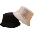 thumbnail image 4 of CoCopeaunts Bucket Hat for Men Double-Sided Wearing Cotton Bucket Cap Women Sun Hat Reversible Summer Fisherman Hat One Piece, 4 of 8