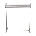thumbnail image 4 of Tendedero de ropa, soporte para secar ropa, percha portátil resistente de acero inoxidable, perchero para dormitorios. Gris, 4 of 8