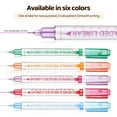 thumbnail image 3 of 24 Pcs Curve Highlighter Pens Dual Tip Curve Pens Highlighters Fluorescent Pens Planner Pens Office School Supplies, 3 of 8