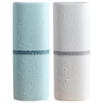 thumbnail image 1 of 2pcs Two-in-one Portable Washing Cup Toothbrush Case Storage Box Fine Workmanship Toothbrush Case Container for Home (Wh, 1 of 8