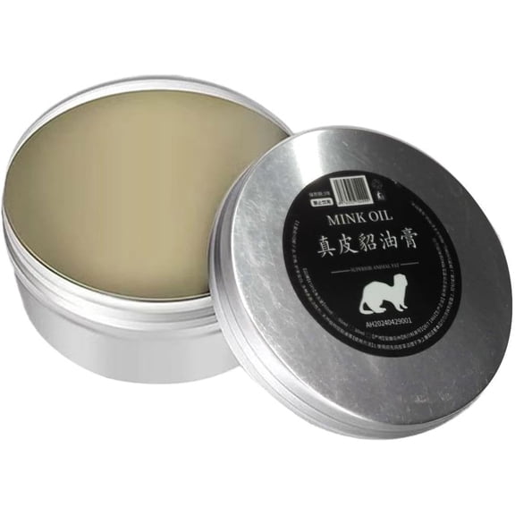 Leather Care Balm, Mink Oil Restoring Cream for Shoes Bags Car Interiors