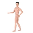 thumbnail image 1 of Modelo De Cuerpo Desnudo, Muñeca Masculina Articulada Móvil 14 Articulaciones Para Decoración De Escritorio, 1 of 8