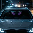 thumbnail image 4 of BYJKING Solar Devil LED Car Ornament, 6.02*1.89 IN Dynamic Dashboard Figure with Lighted Expression for Halloween Auto Decor and Gifts Purple, 4 of 6