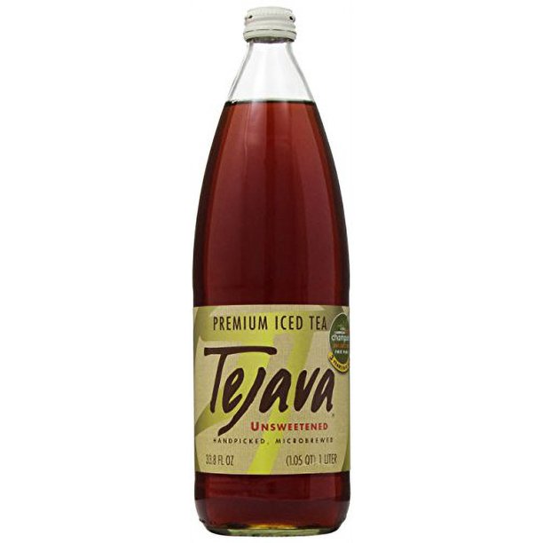 Tejava, Tea Black Unsweetened, 33.8 Fl Oz