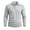 Gray, variant on Wrtxtat Men's Textured Long Sleeve Collared Shirts Buttoned Placket Casual Solid Color Tops Business Golf T Shirt for Casual Travel Daily Wear Wine XXL