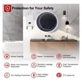 thumbnail image 4 of Chauffe-eau Sans Réservoir, Affichage Numérique du Point d'Utilisation, Chauffe-Eau Électrique Instantané avec Auto-Modulation, Protection contre la Surchauffe, Design Compact, 4 of 7