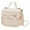 White, variant on ZTTD Little Girl's Leather Shoulder Bag for Girls One Shoulder Bag Solid Color Mini Bowknot Fashion Shoulder Kids