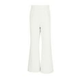 thumbnail image 7 of Cethrio Girls Winter Leggings, Elastic Waist Casual Stretch Thermal Flare Pants White Size 8, 7 of 7