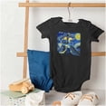 thumbnail image 4 of Mega Man Video Game Starry Night Romper Boys or Girls Infant Baby Brisco Brands NB, 4 of 6