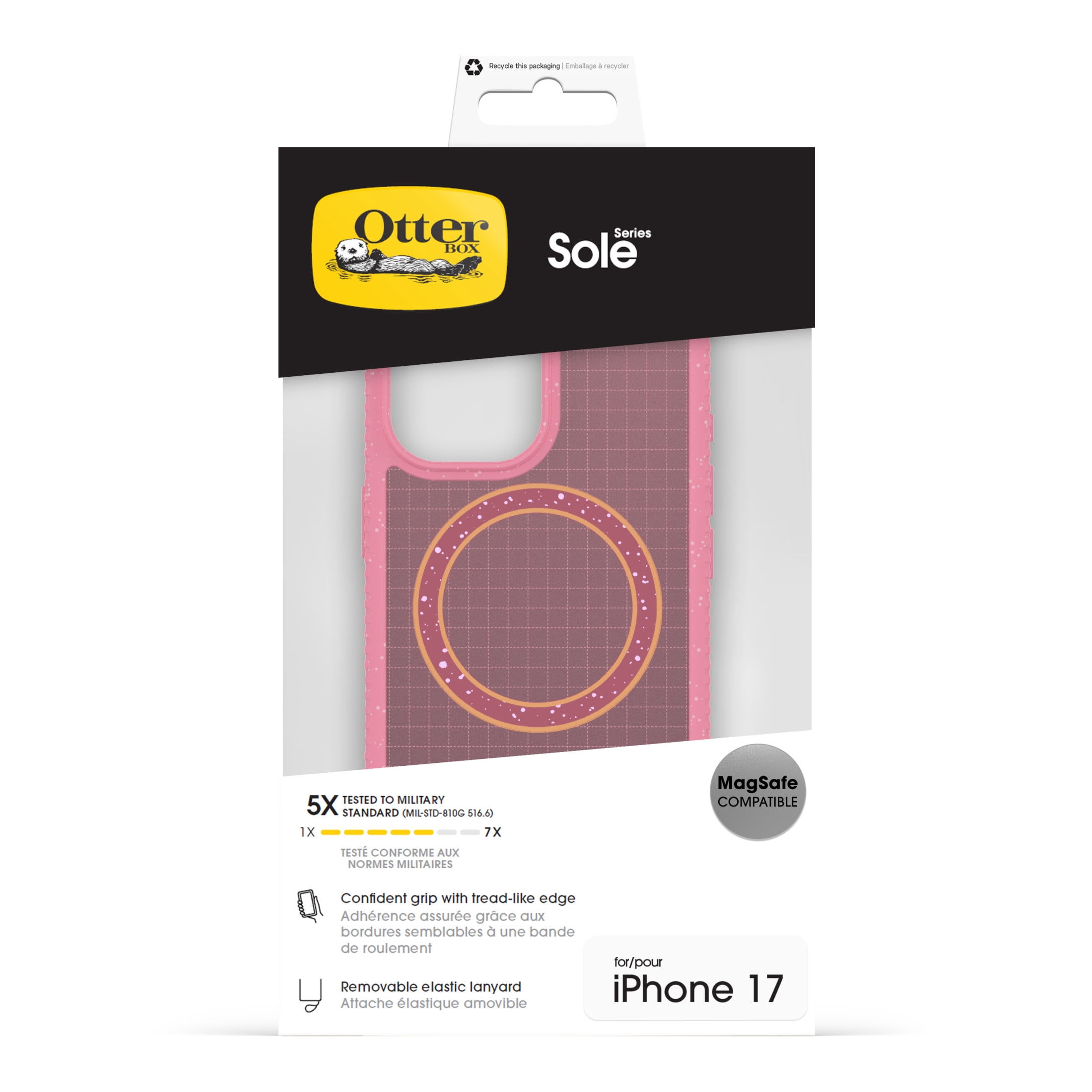 OtterBox Sole Series Case with MagSafe and Camera Control for iPhone 17 - Pink
