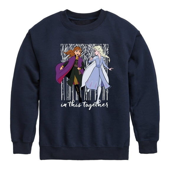 Frozen 2 - In This Together - Toddler And Youth Crewneck Fleece Sweatshirt