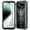 Black & Silver, variant on DOOGEE S Cyber Pro Rugged Phone, 10800mAh Android 14 Rugged Smartphone, 32GB+512GB, Helio G100 Octa Core Gaming Phones, 6.6" FHD+ 120Hz IPS Waterdrop Screen, 4G Dual SIM Mobile Phone, Green