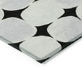 thumbnail image 4 of Addison Rugs Chantille Indoor/Outdoor Transitional Circles Black Washable Rectangle Rug, 2'6" x 3'10", 4 of 6
