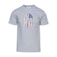 thumbnail image 1 of Gravity Trading American Gladiator Short-Sleeve T-Shirt - Heather Grey - 3X-Large, 1 of 1