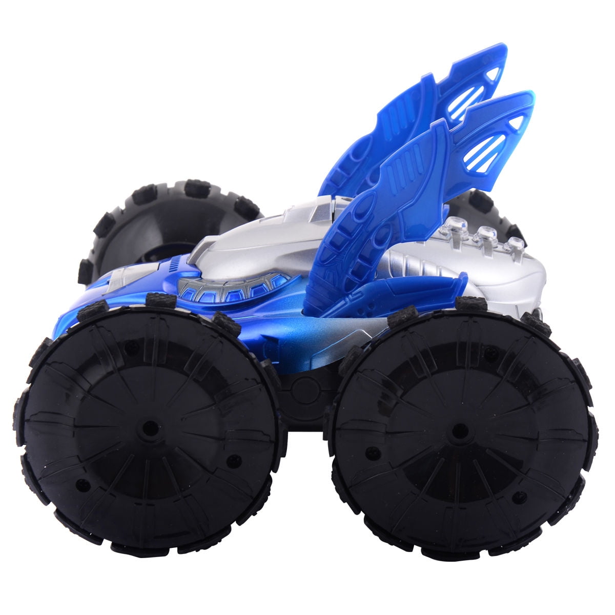 amphibious stunt truck