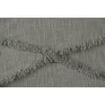 thumbnail image 6 of LR Home Light Gray Shag Diamond Lightweight Cotton Throw Blanket, 50" x 60", 6 of 9
