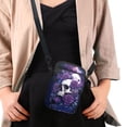 thumbnail image 4 of HELLHERO Adjustable Strap Adjustable Crossbody Bag for Adults Outdoor Travel Daily Use Crossbody Bags Polyester 4.33"x1.97"x7.09" Sugar Skull Roses Galaxy Cosmic Night, 4 of 7