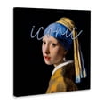 thumbnail image 3 of Stupell Industries Iconic Pear Earring Girl Canvas Wall Art design by Sophie 6, 30 x 30, 3 of 7