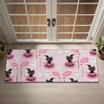 thumbnail image 2 of Pink Halloween Black Cats Ghosts and Pumpkins Door Rugs,Washable Non Slip Door Mats Indoor,Decorative Door Mats,Entry Mat Indoor for Entrance,Bedroom,Kitchen,Bathroom,16"x47", 2 of 6