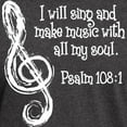thumbnail image 3 of CafePress - PSALM 108:1 Dark T Shirt - Men's Classic Graphic Cotton T-Shirt, 3 of 4