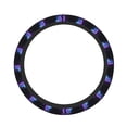 thumbnail image 1 of Balery Purple And Blue Nebula Fundas elásticas antideslizantes para volante, funda protectora universal para hombre y mujer, 15 pulgadas, accesorios para coche., 1 of 6