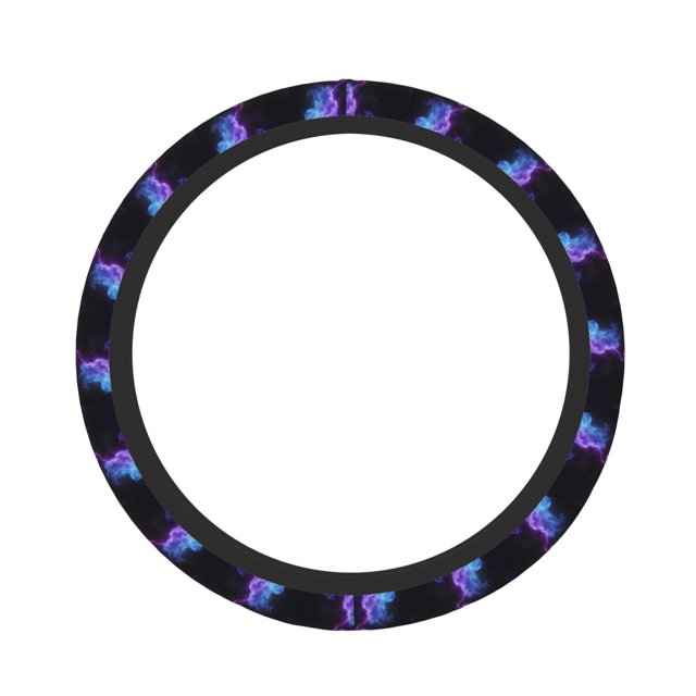Balery Purple And Blue Nebula Fundas elásticas antideslizantes para volante, funda protectora universal para hombre y mujer, 15 pulgadas, accesorios para coche.