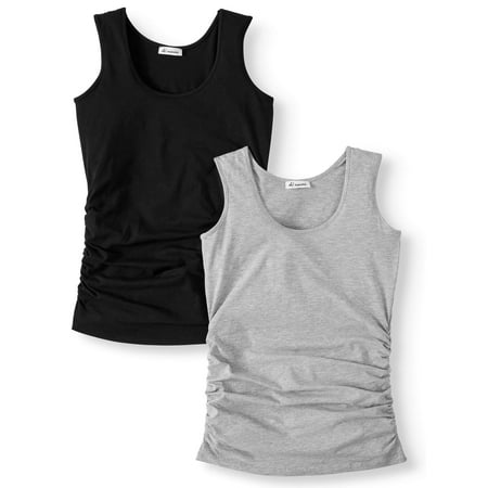 

Oh! Mamma Maternity Women s Tank 2 Pack (Women s & Women s Plus)