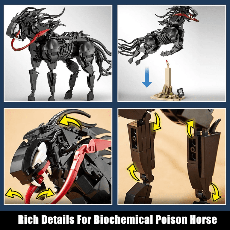 GZBrick Mutant Horse 2in1 Building Sets Compatible with Lego