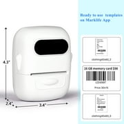 Mini Bluetooth Printer Compatible with Android and iOS Phone Bill Labeling Office Cable Retail Tag Barcode P50 Maker Machine