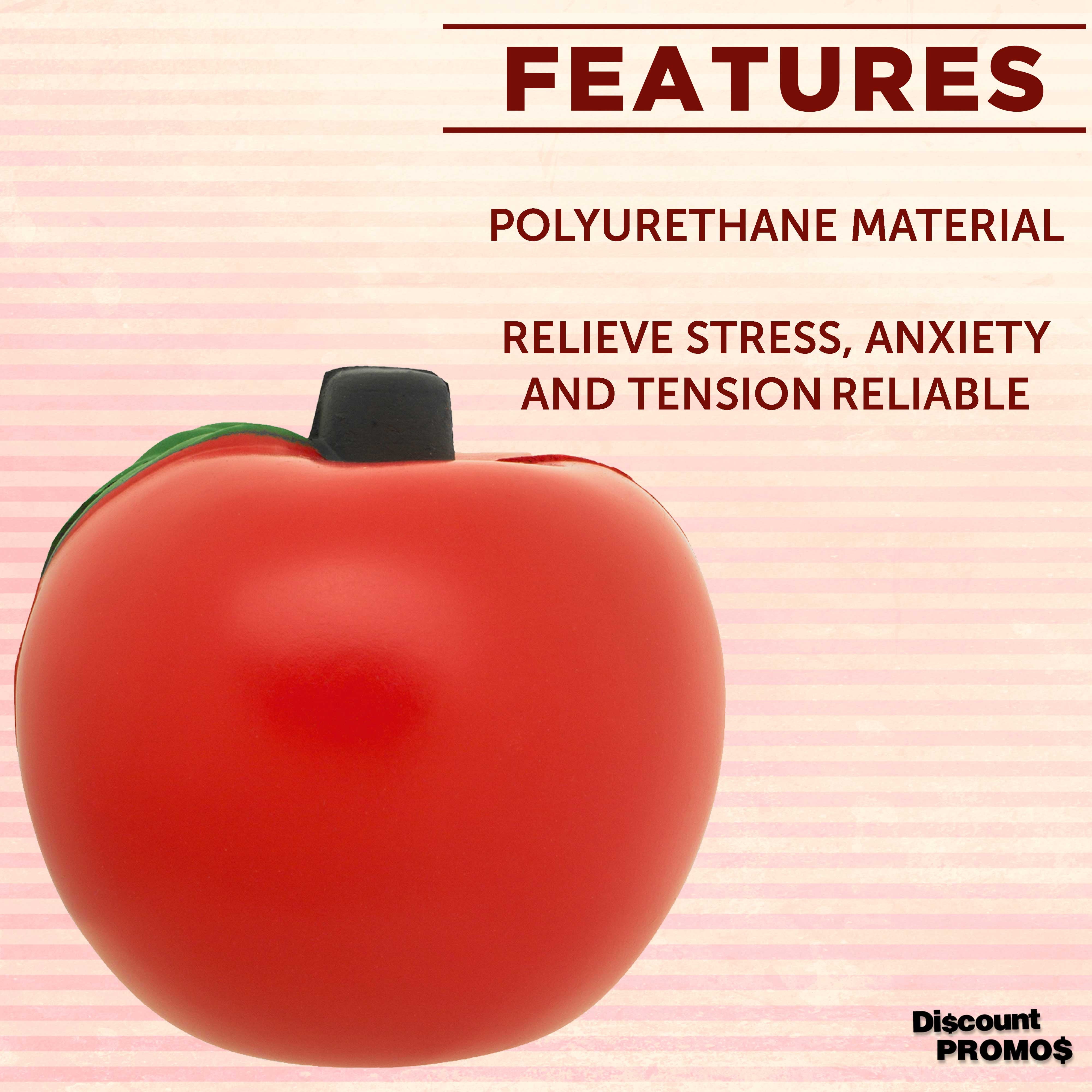 Apple Stress Balls Set of 10, Bulk Pack - Anxiety Stress Relief, Perfect for Your Desk, Office, School or Home - Apple