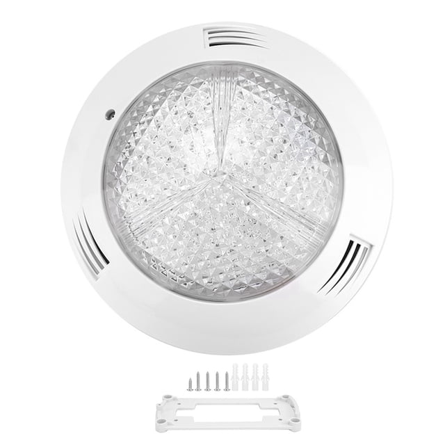 Foco LED para piscina de 12 V para montaje en pared, resistente al agua IP68, luz cálida de 3500 lm, 35 W para piscinas