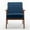 Dark Blue, variant on US Pride Furniture Cedrice 26.37" Velvet Accent Chair, Pink