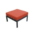 thumbnail image 1 of Ottoman Carré Moderne pour Patio Lexington en Tangerine, 1 of 2