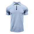 thumbnail image 4 of pstuiky Camisa de manga corta para hombre, Cárdigan informal de manga corta con capucha y botones sueltos con bolsillos a juego de colores para hombre camisas casuales para hombre xxl, 4 of 9