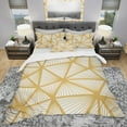 thumbnail image 2 of Designart 'Art Deco Geometric Decorative Pattern' Modern Bedding Set - Duvet Cover & Shams, 2 of 4