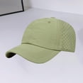 thumbnail image 5 of Spazoro Toddler Boys Girls Baseball Cap, Perforated Solid Breathable Adjustable Washed Cotton Hat for Summer Protection Army Green, 5 of 7