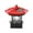 Red, variant on Clearance! lulshou Solar Powered L LED Light Lantern Ornament Garden Sculpture Yard