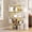 White and Gold, variant on 5-Tier S-Shaped Bookshelf, Geometric Bookcase Wooden Z-Shelf Storage Modern Open Shelving, Freestanding Display Bookshelf for Living Room Home Office, White