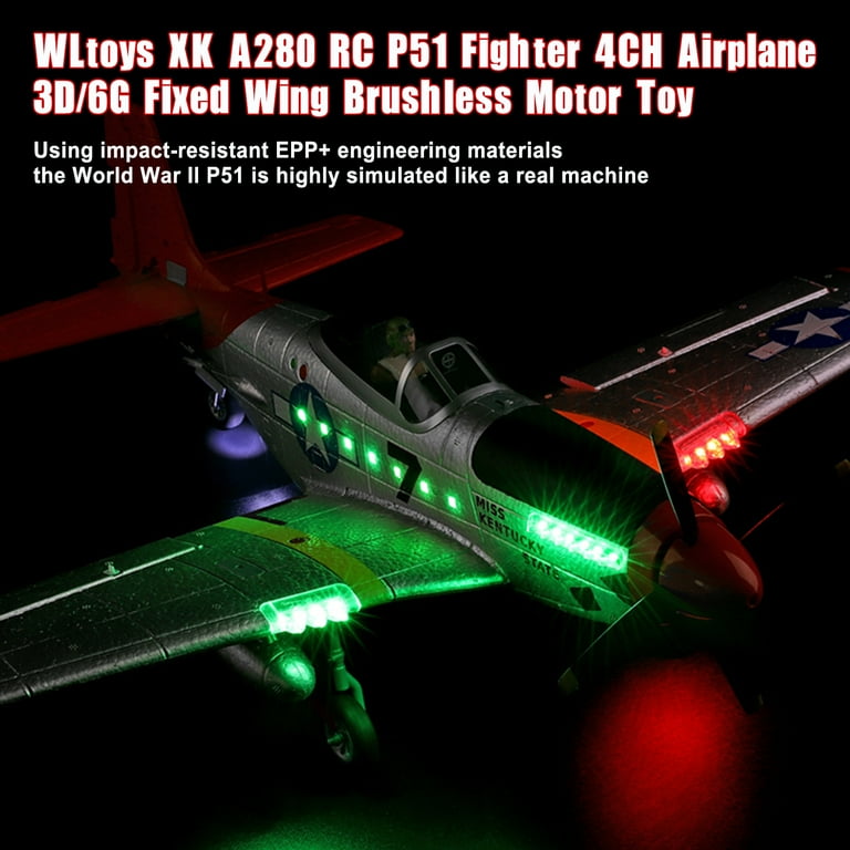 Bruce & Shark RC Plane with 2.4GHz 4 Channel Brushless Jet